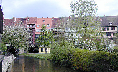 Le Pont des Epiciers à Erfurt