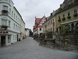Wurzen, Blick zum Ringelnatz-Haus