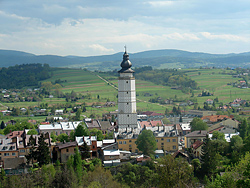Blick auf Biecz