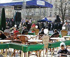 Bühne in Krakau