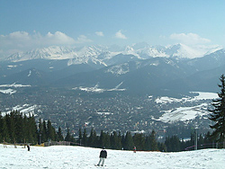 Blick von Gubałówka auf Zakopane