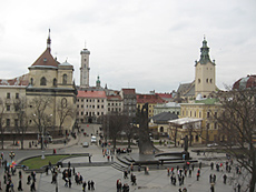 Zentrum von Lemberg